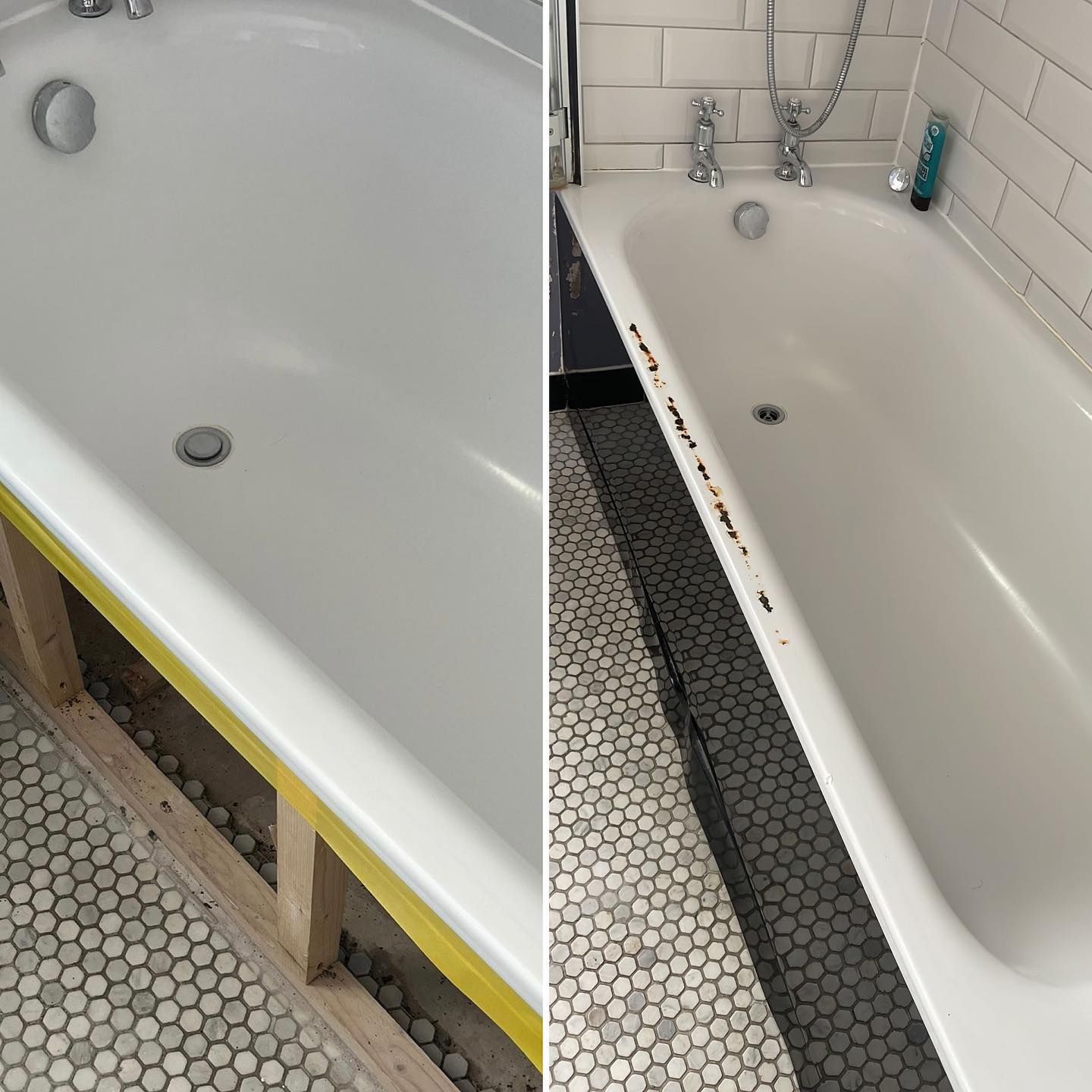steel bath resurfaced 