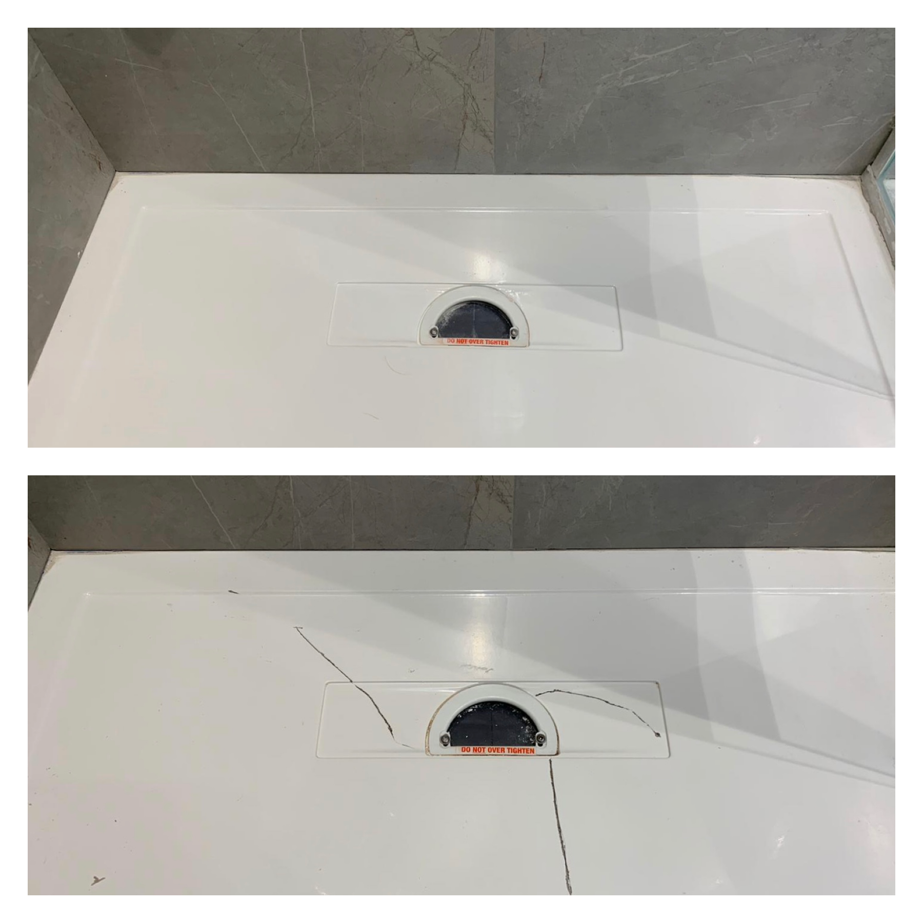 cracked shower tray repair