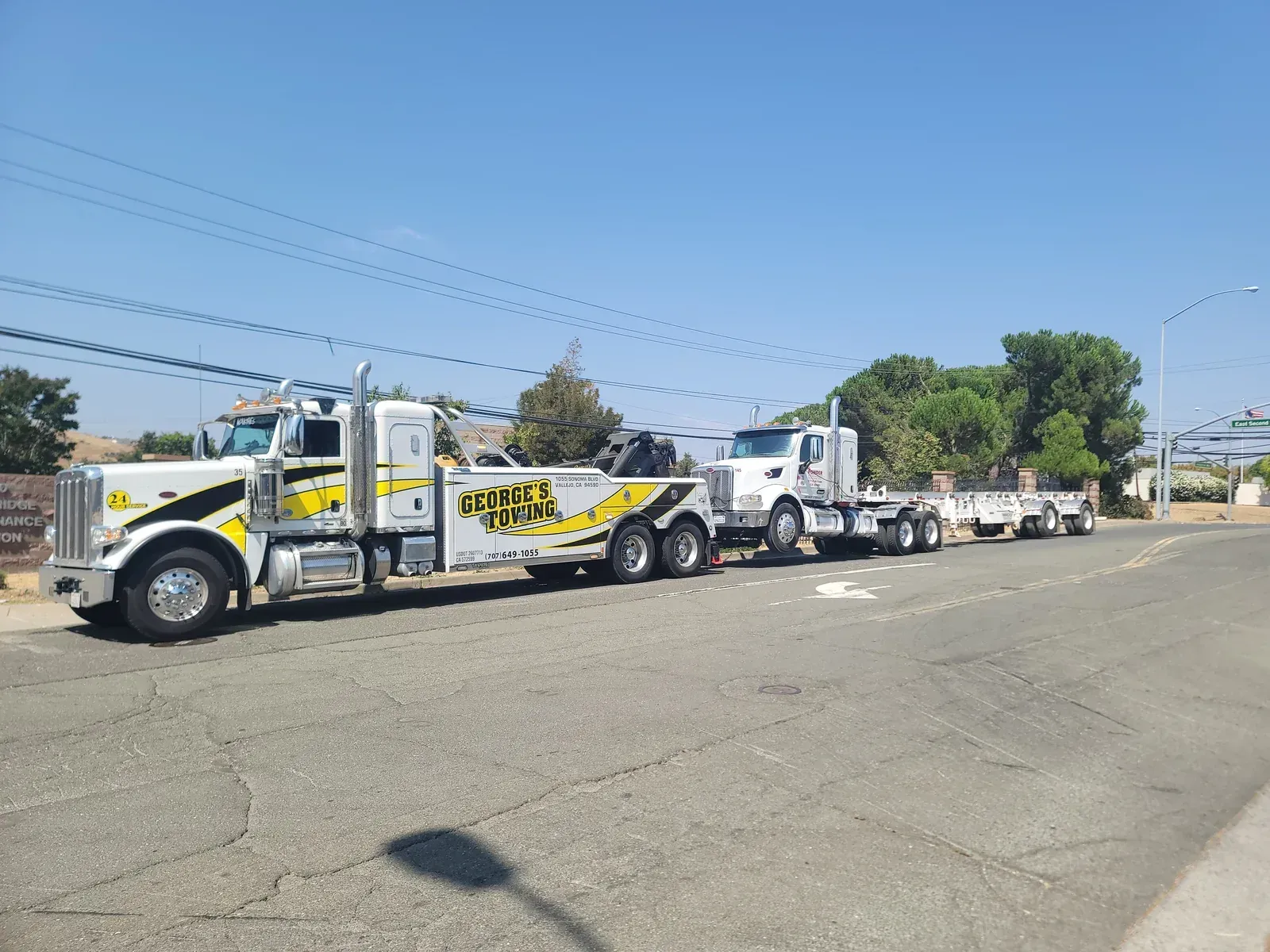 George’s Towing fleet lined up at the Vallejo yard