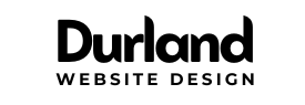 Durland Website Design logo in black text on a white background.