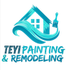 LocalSplash Painter logo with house and paint drips in blue, orange, and white