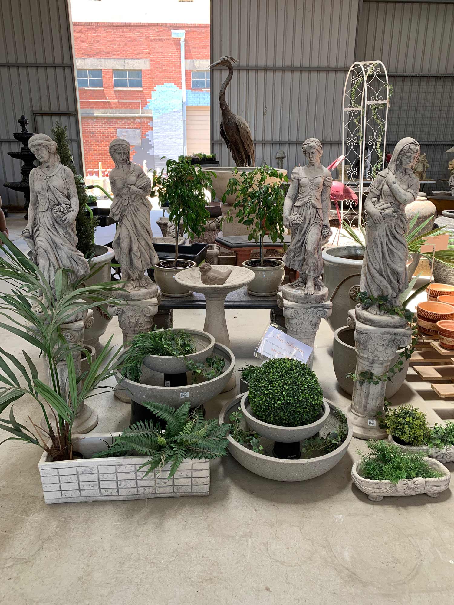 Concrete 4 Statues