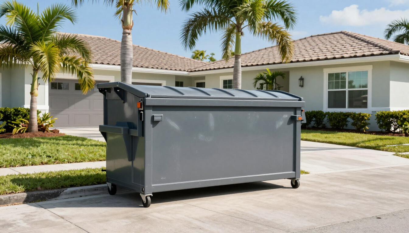 Dumpster rental in Central Florida for home renovation waste