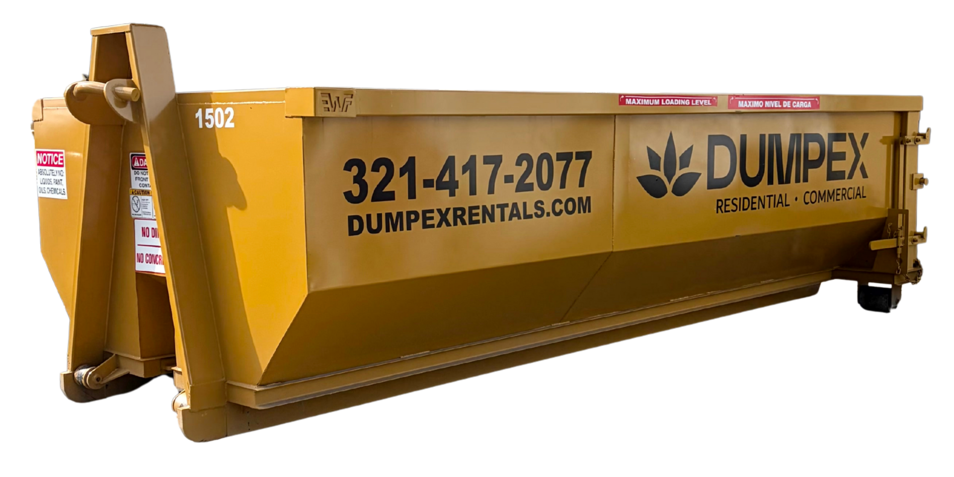 15 yard dumpster