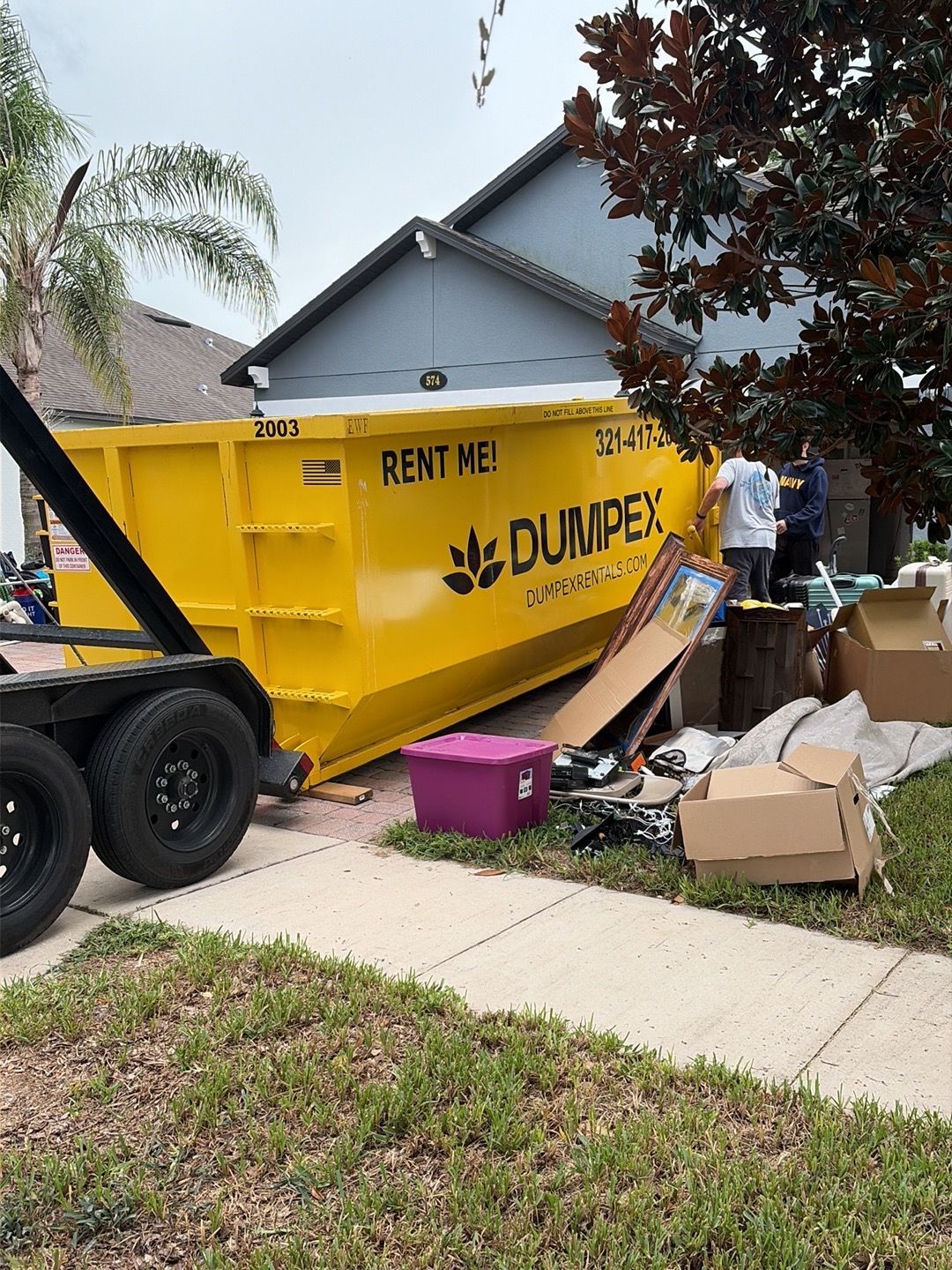 longwood dumpster rental