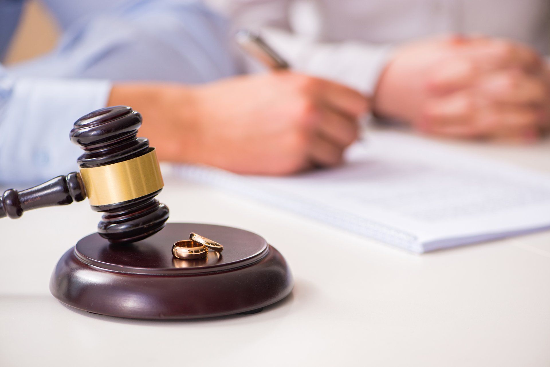 Wedding Rings and a Gavel