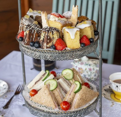 Cakes from an afternoon tea