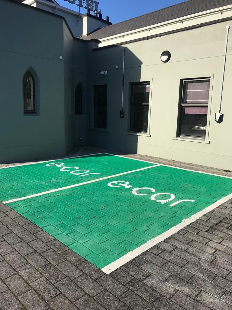 Commercial EV Electric Car Charger for Hotel in Enniskillen