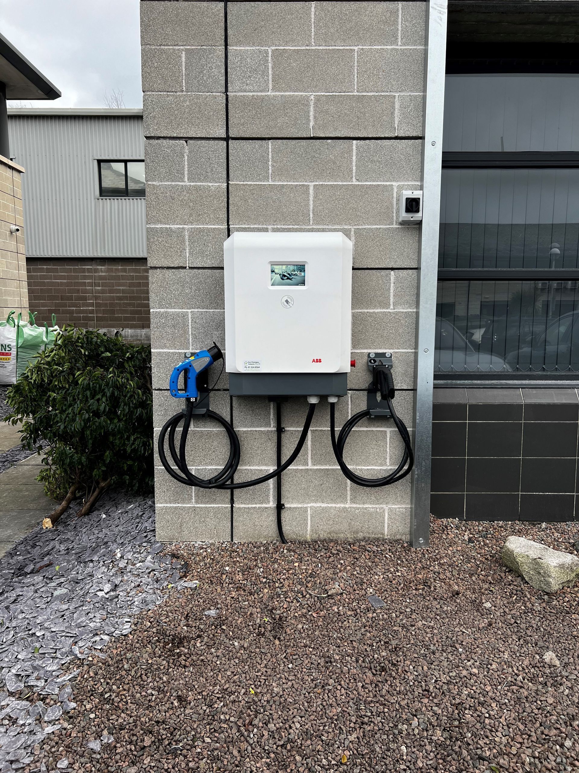 Commercial EV Electric Car Charger for Office in Belfast