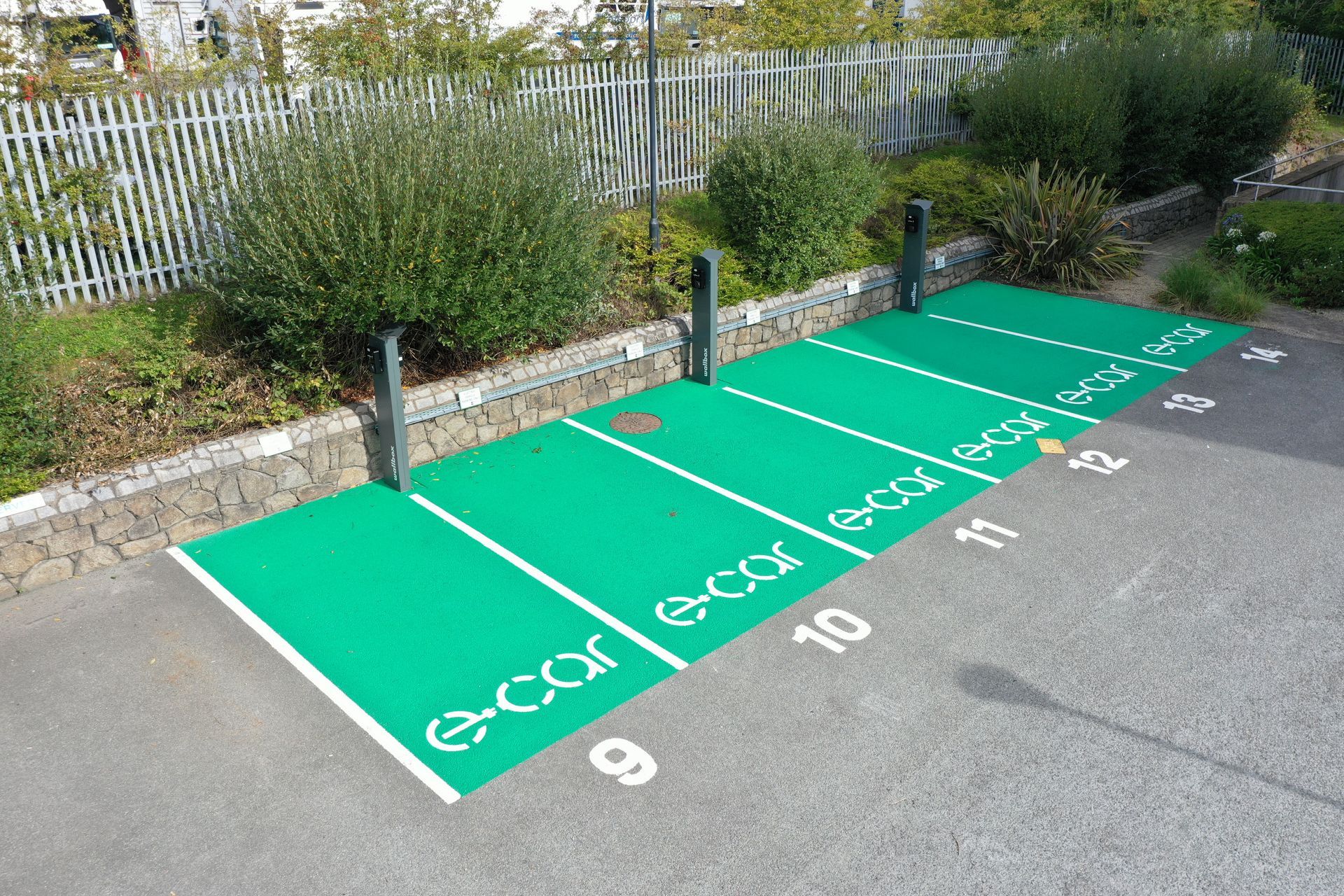 Commercial EV Electric Car Charger in North Dublin Office