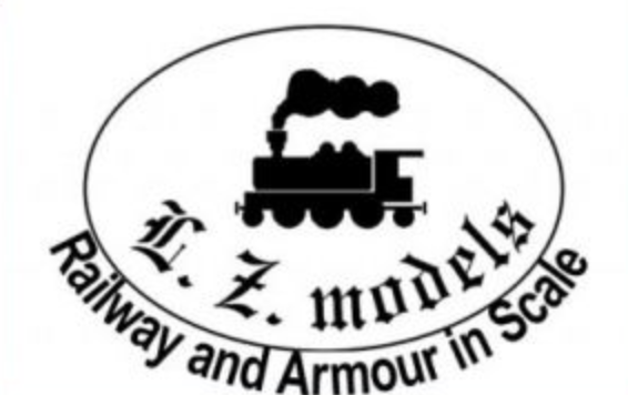Oval logo with a train and text 