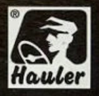 Logo: Silhouette of driver holding a steering wheel, wearing a cap, with the word 