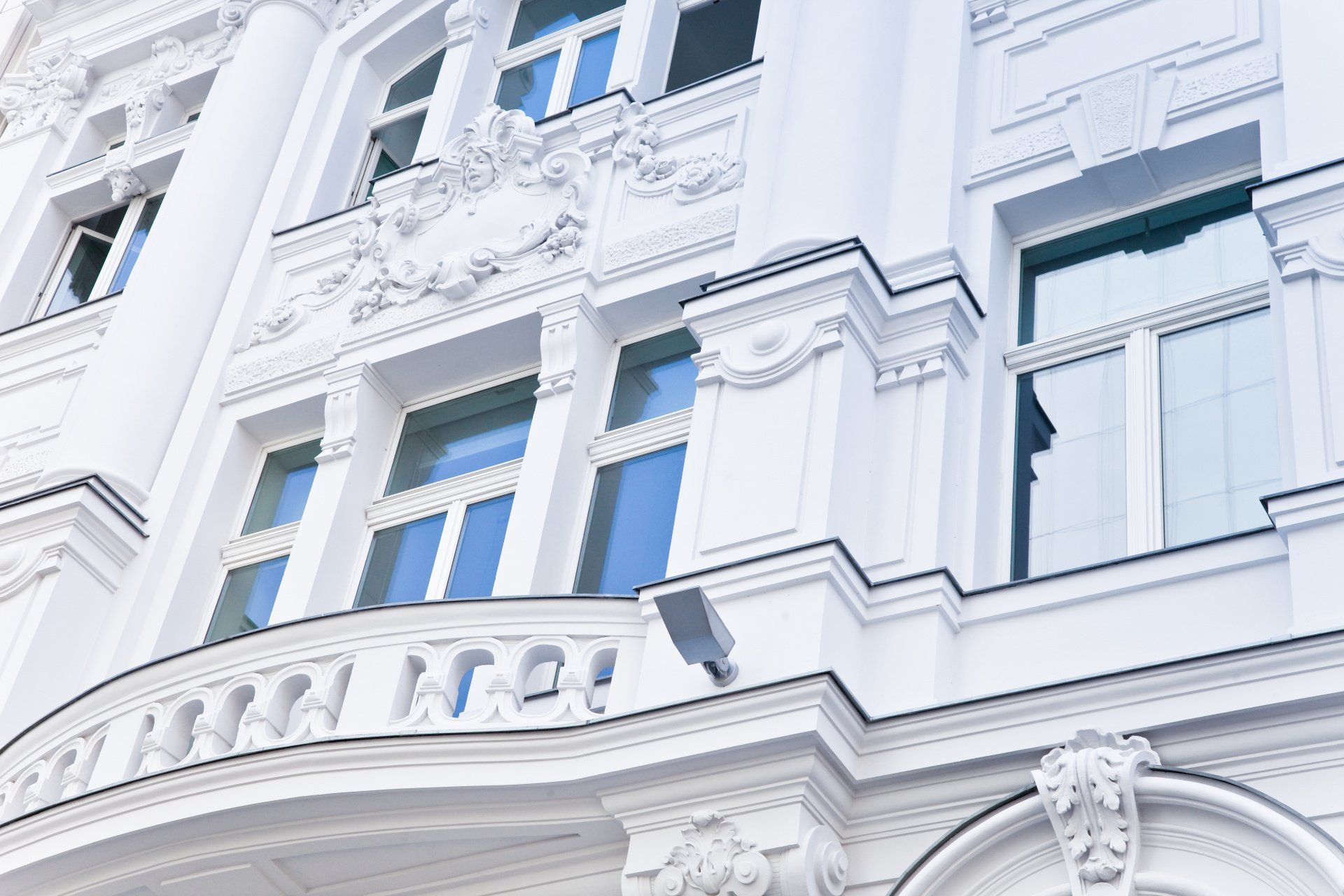 Haus-Fassade von Altbau