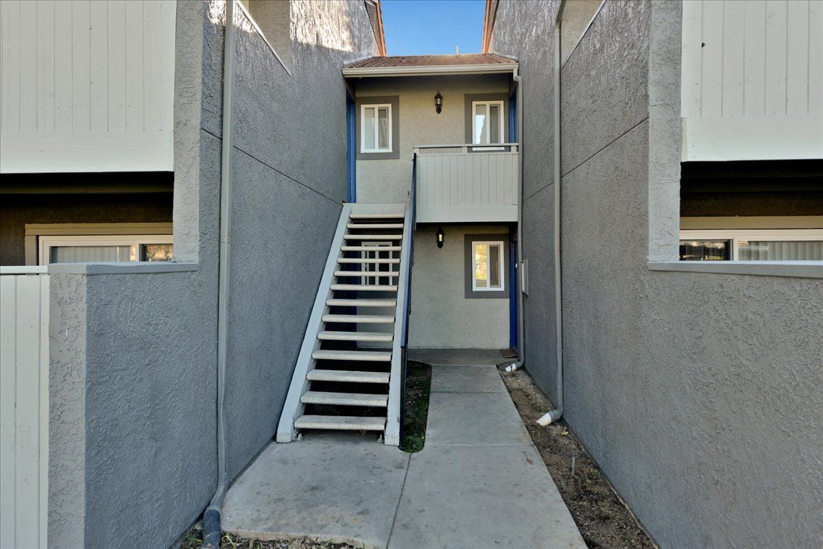 apartment exterior and stairs