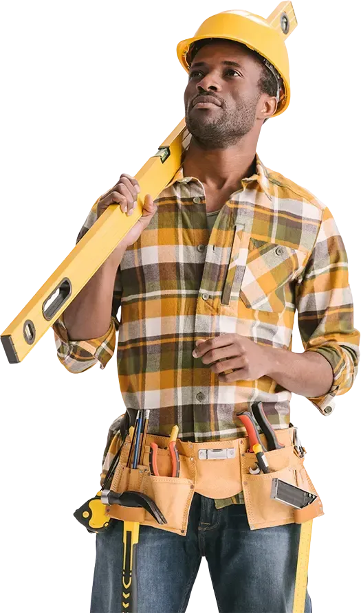 Male construction worker