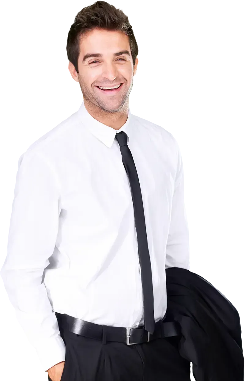 Male office worker