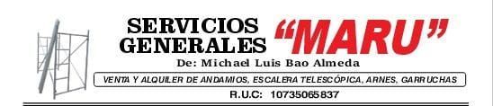 Logo de “Servicios Generales MARU”