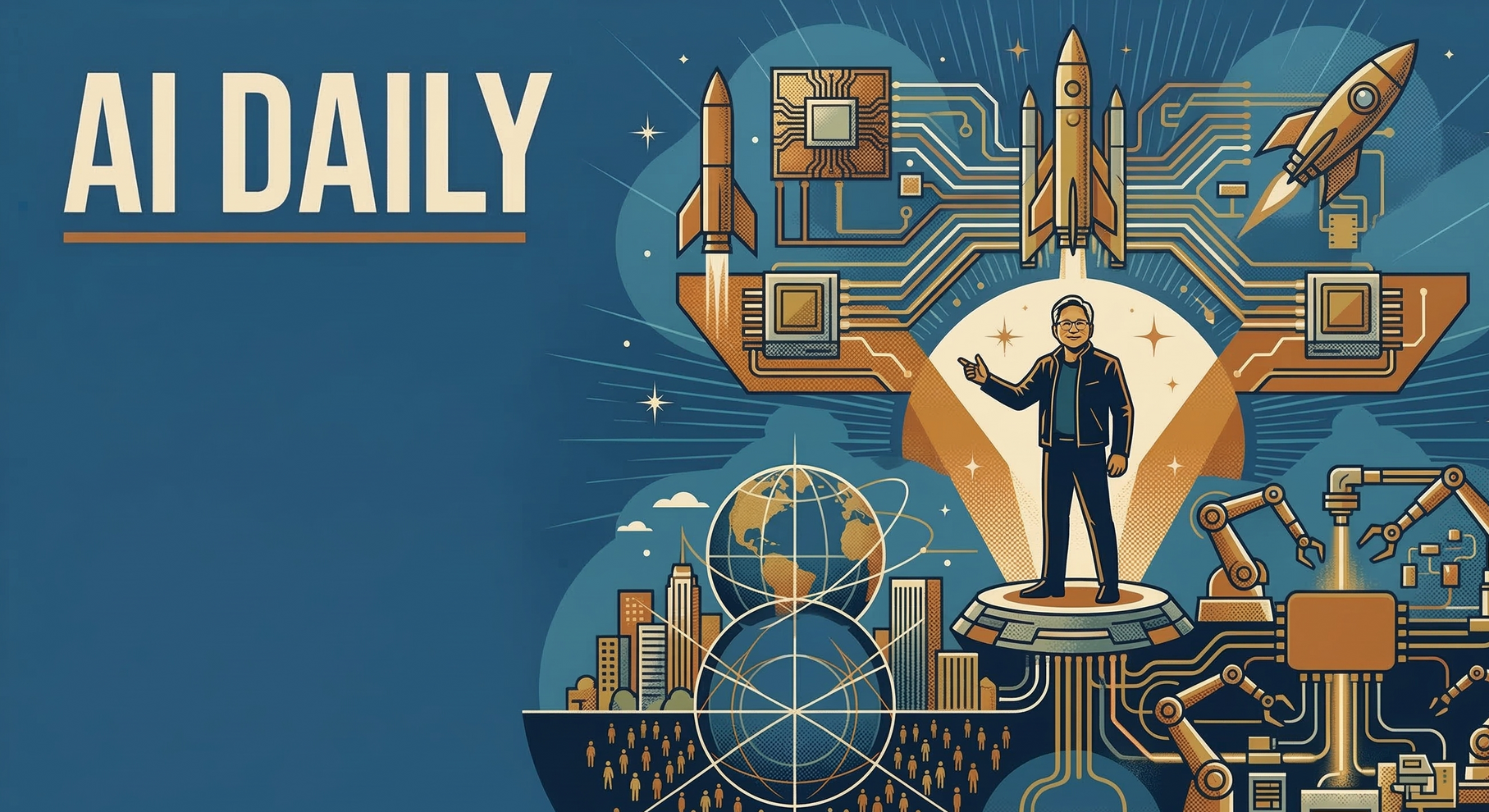 Featured image for: Daily AI: Jensen Huang Has 39,000 People in San Jose. The Rest of Us Should Be Paying Attention Too.