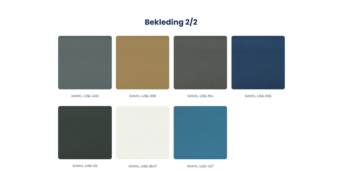 Een screenshot van een website met verschillende kleuren.