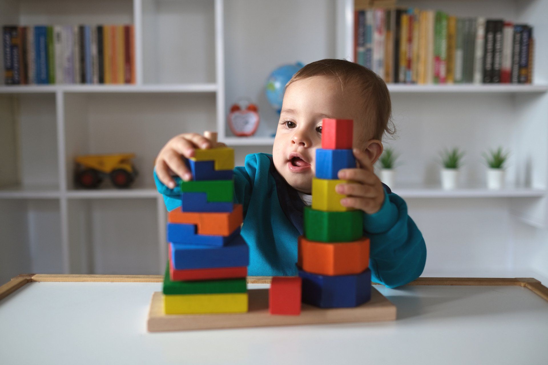 Cute Boy Playing