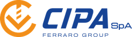 Logo con quadrato blu contenente due rettangoli verticali bianchi e la scritta