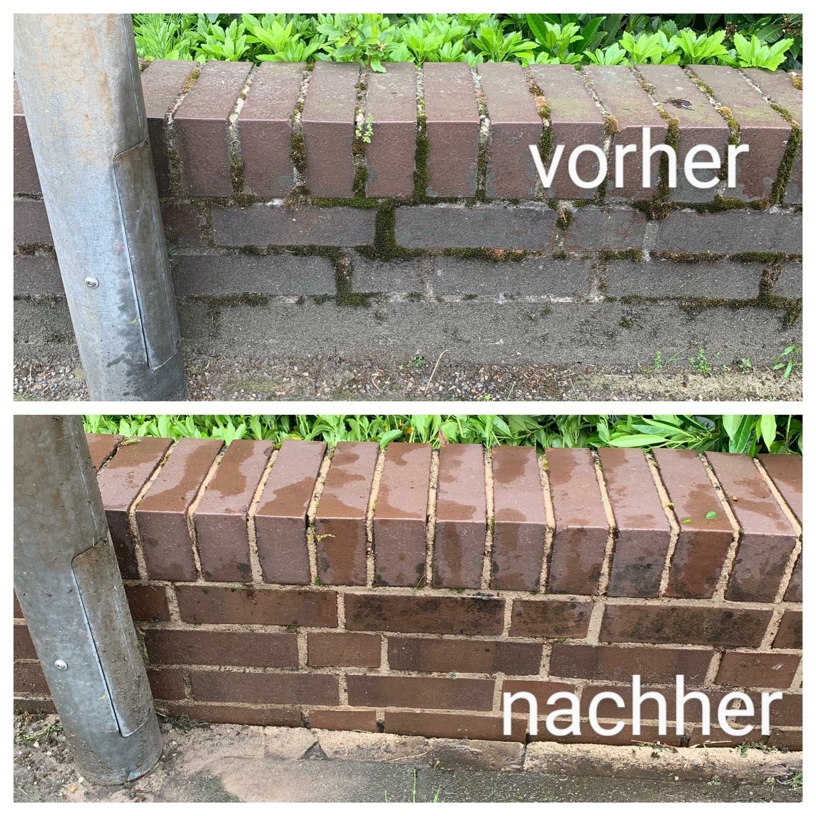 Mauer gereinigt 2