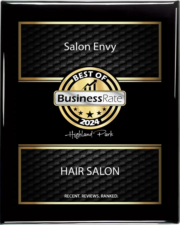 BusinessRate Recognition for 2024, Salon Envy, Hair Salon, Highland Park, NJ.
