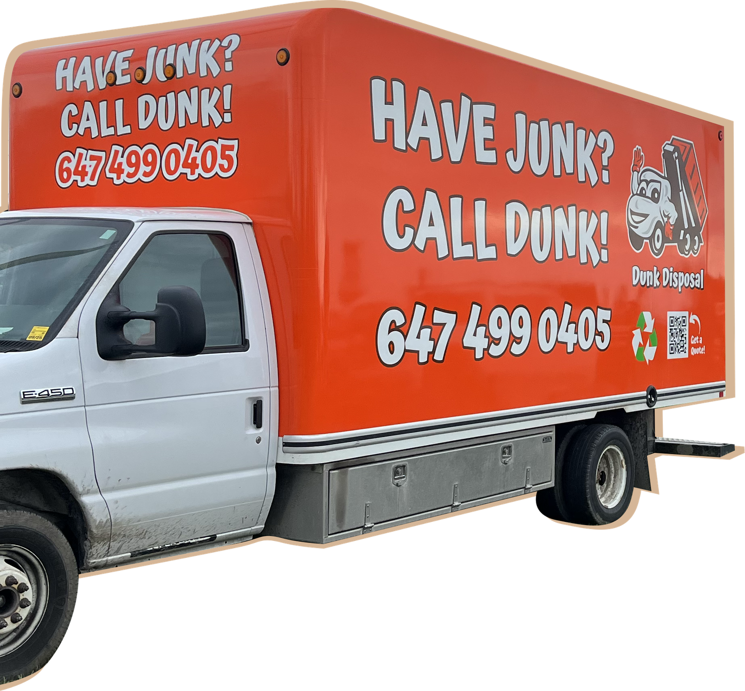 Junk removal Dunk Disposal truck in GTA and Hamilton