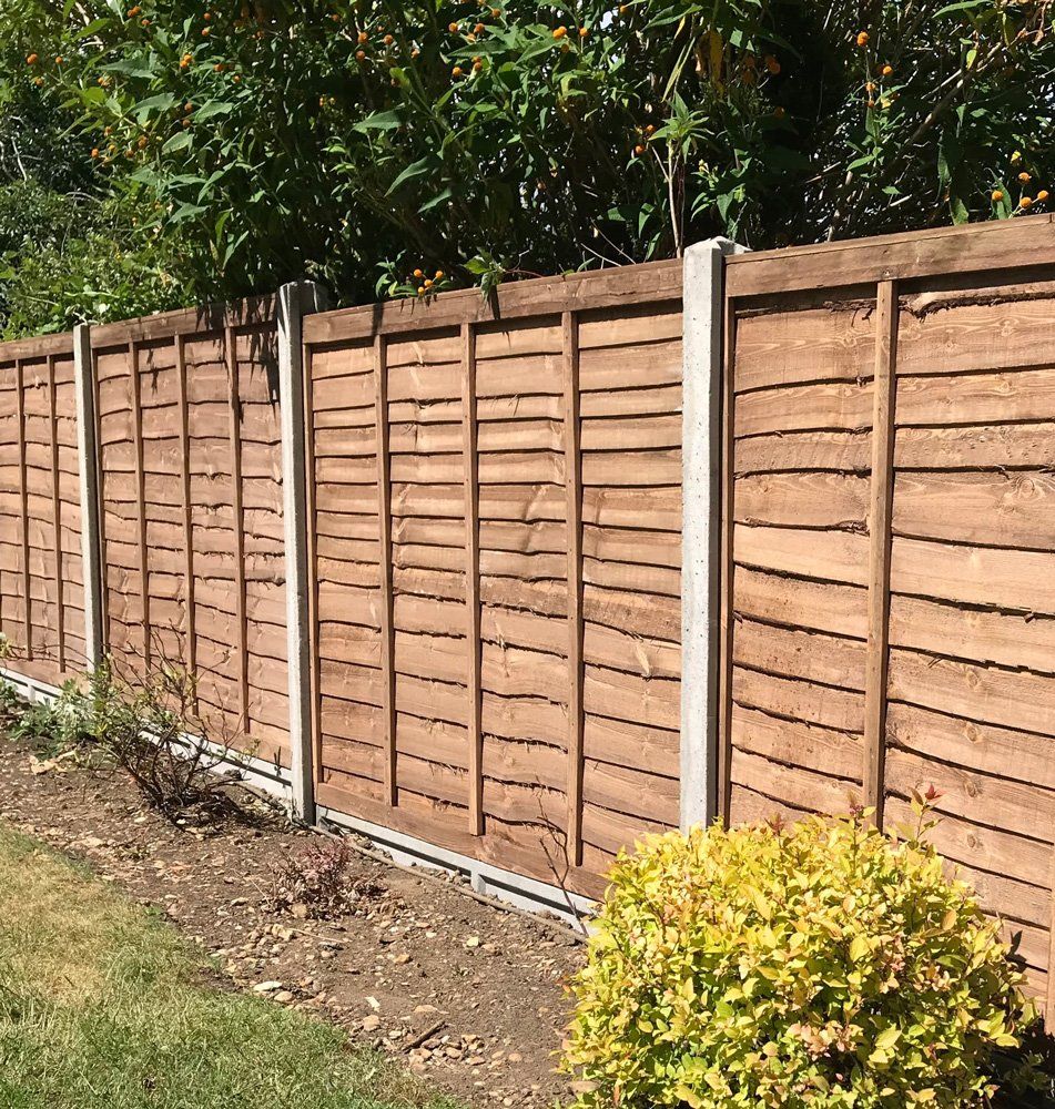 slatted fence