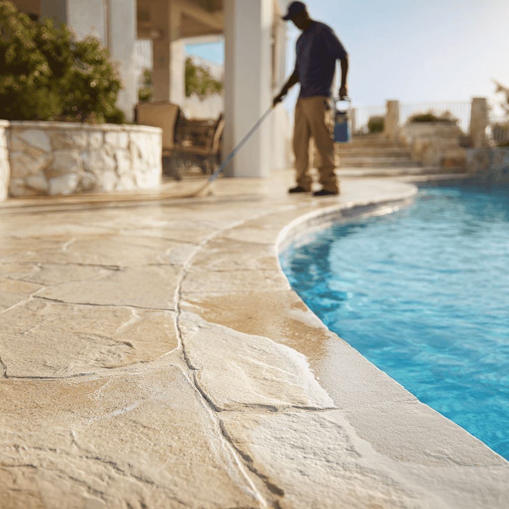 pool deck sealer acid-free