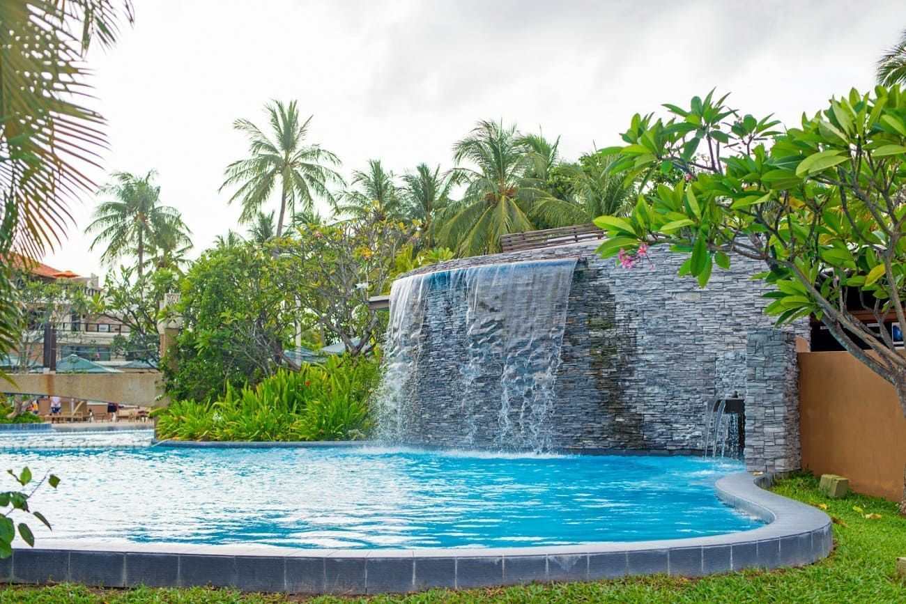 stone pool tile