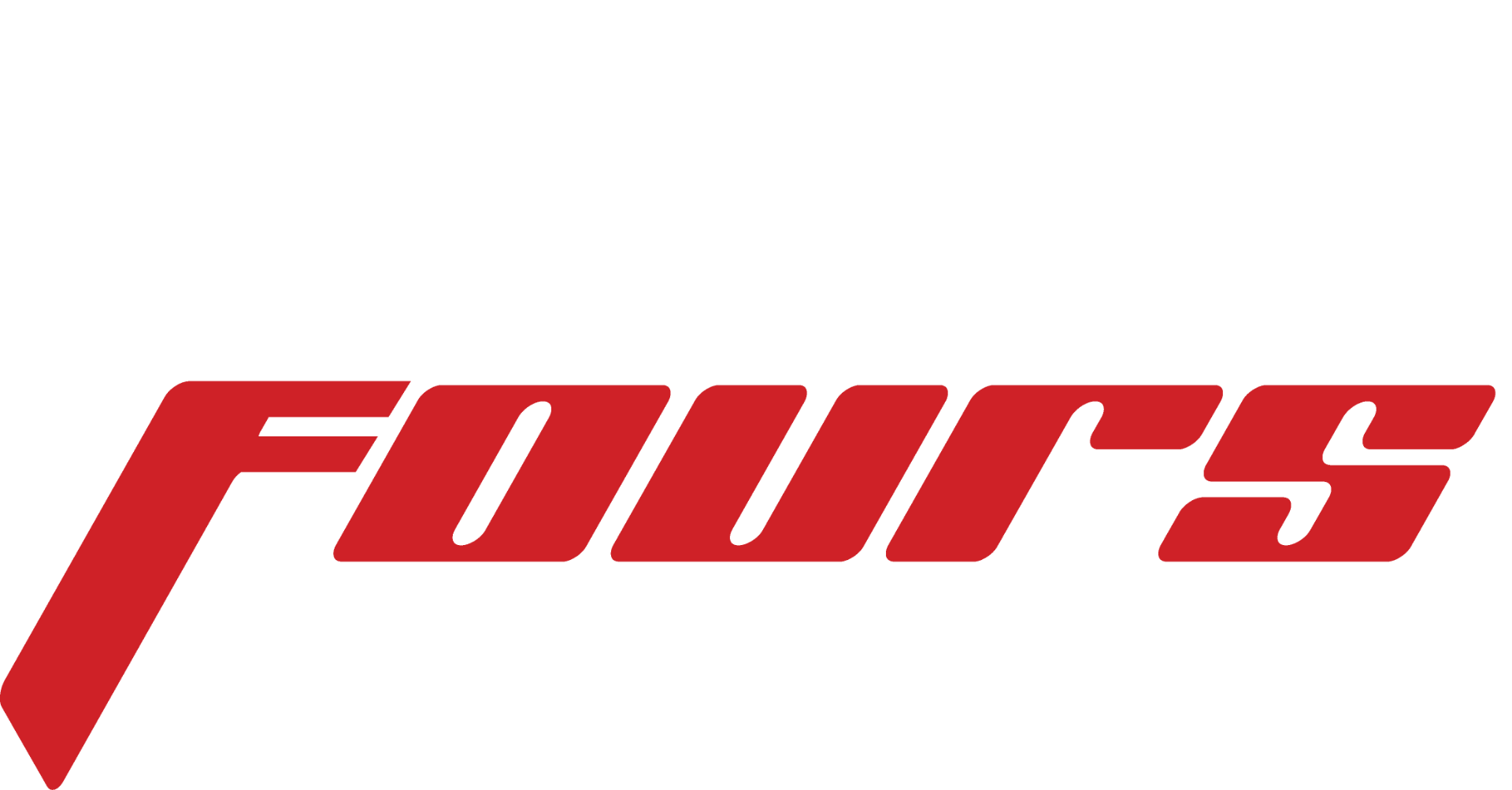 Red stylized “ours” logo with angular lettering on a white background