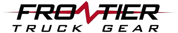 Frontier Truck Gear logo in black and red text
