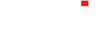 White background with a small red square near the top center