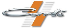 Stylized silver and orange “Ondi” logo on a white background