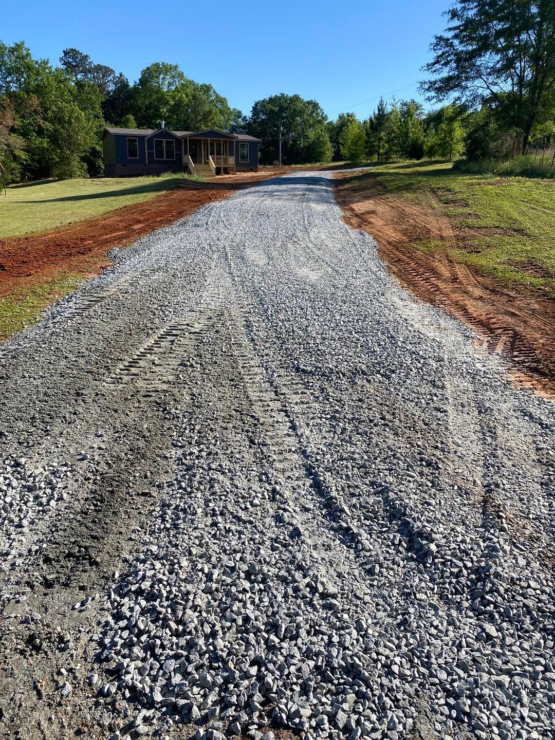 install gravel driveway spartanburg