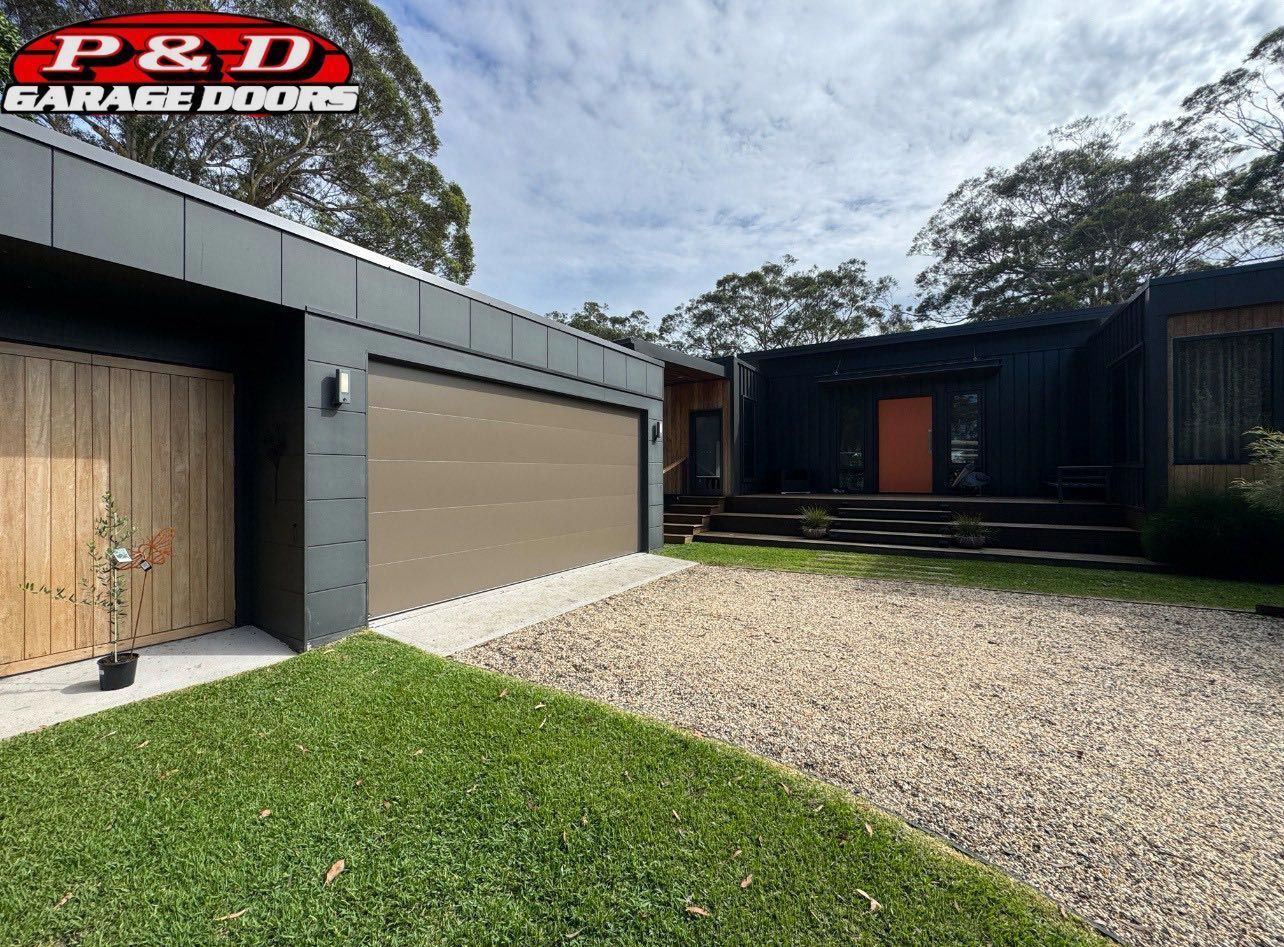 A Property With Newly Installed Garage Doors In Forster