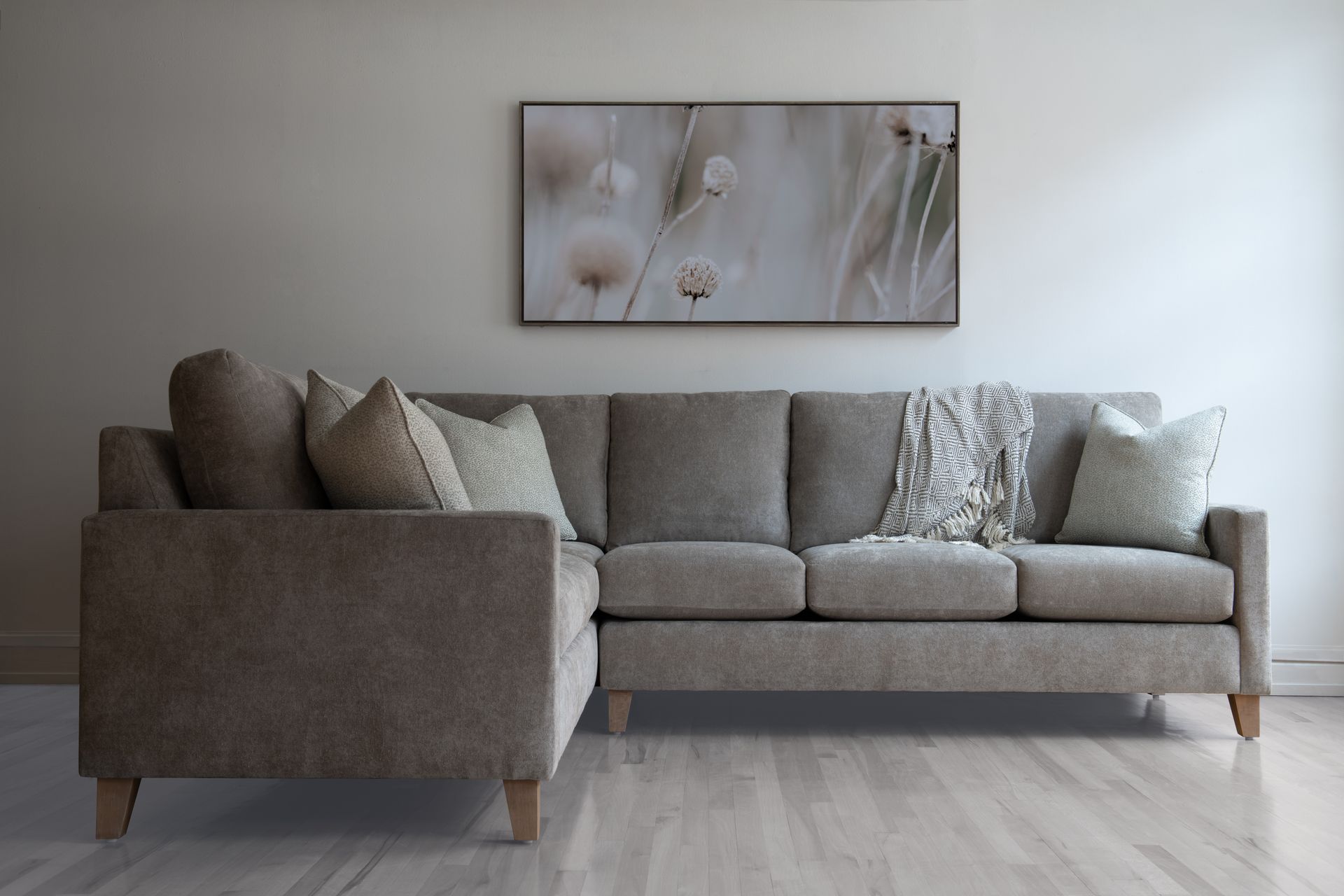 Custom large sectional couch by JP Home