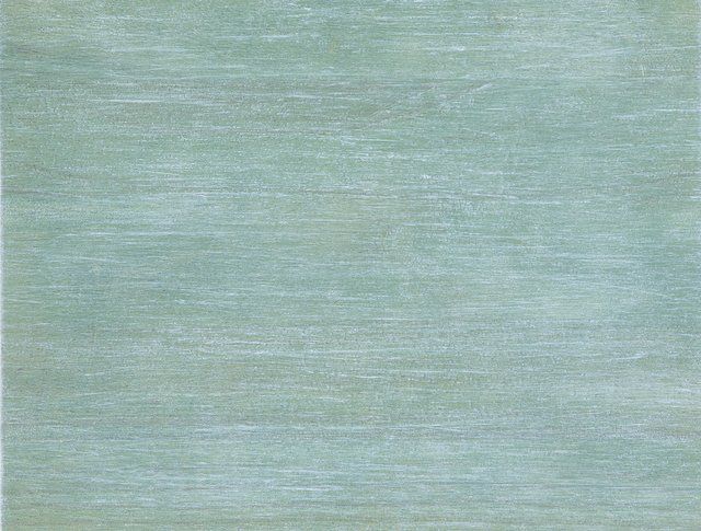 Textured teal-green wood grain pattern.