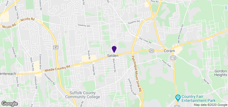 Map view of Suffolk, Virginia, with a pin marking a location.