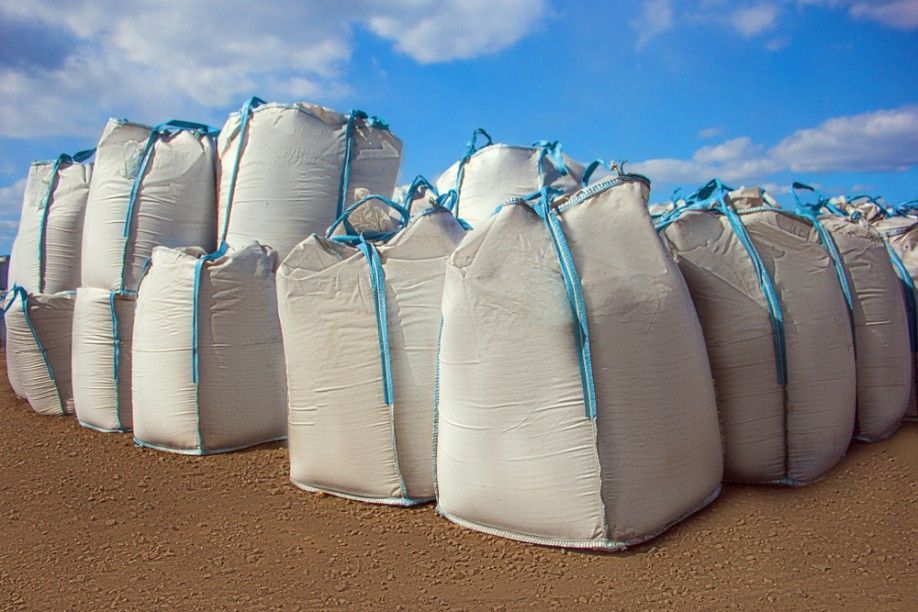 A Bunch of Bags Are Stacked on Top of Each Other — Payton Civil Products in Warwick, QLD