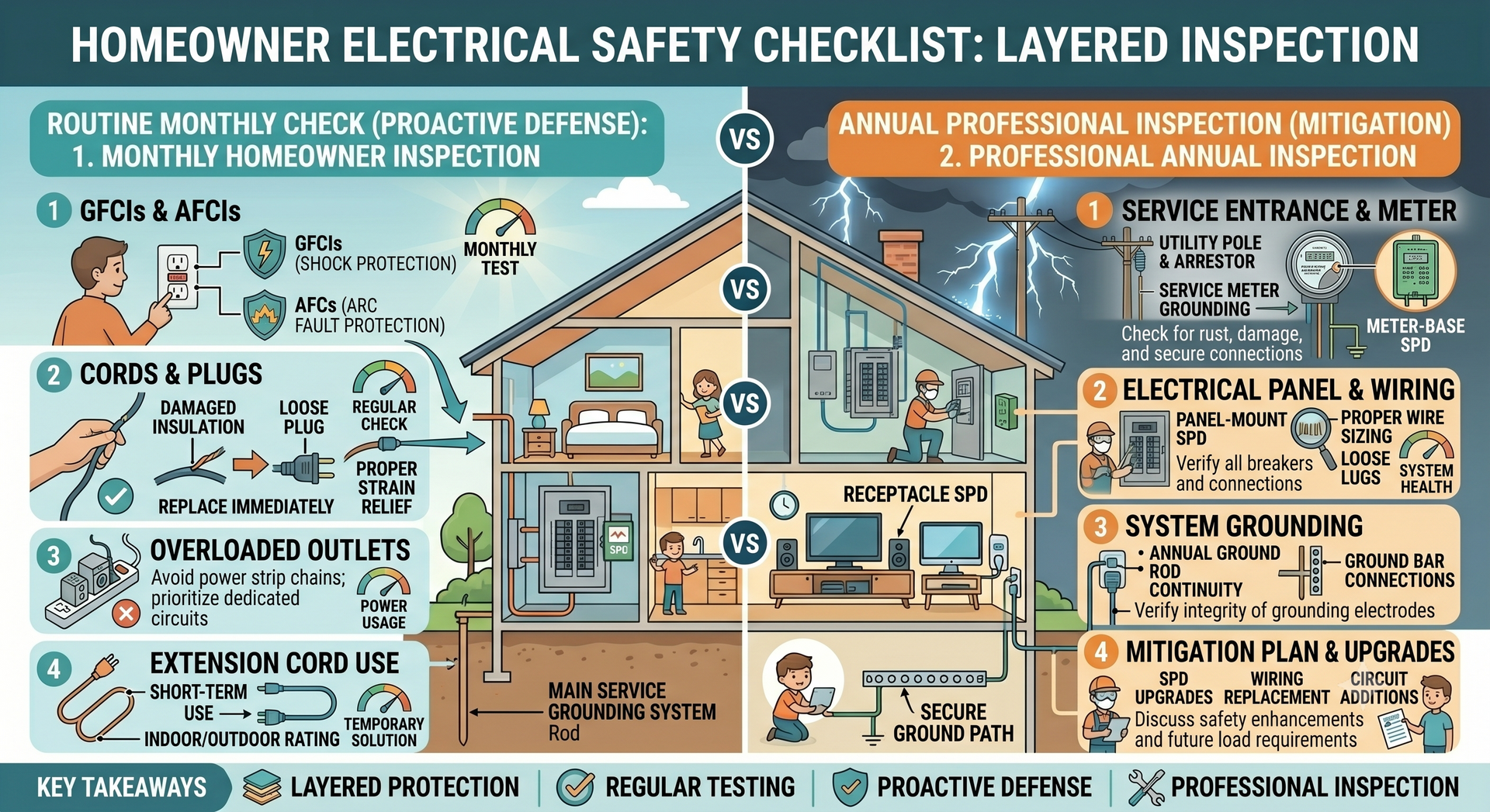 electrical safety tips checklist for homeowners