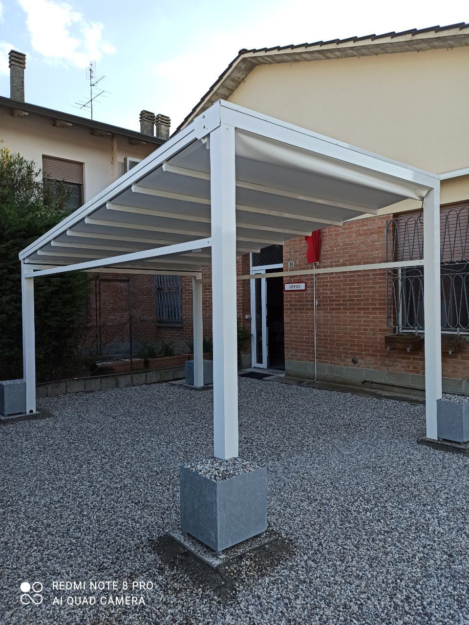 pergolato in PVC
