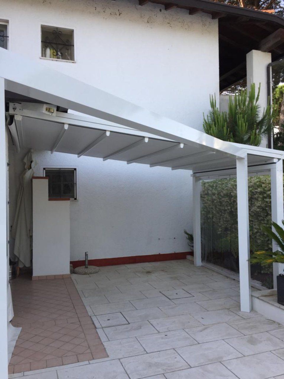 pergolato in PVC