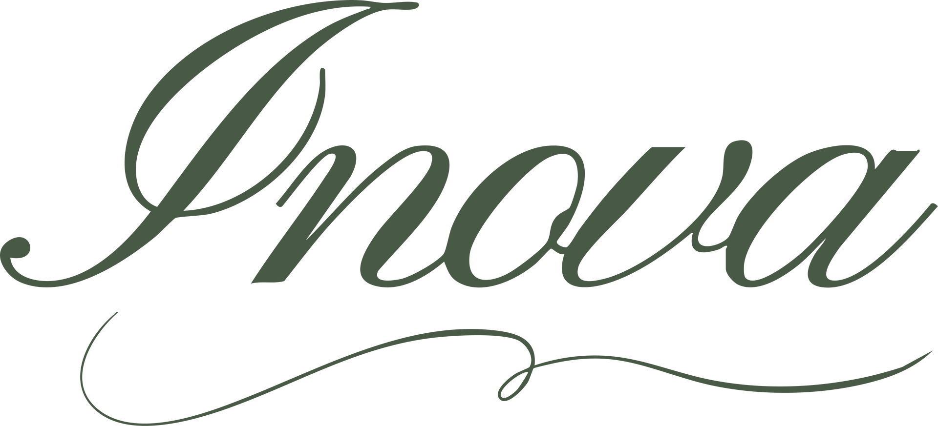 The word inova is written in cursive on a white background.