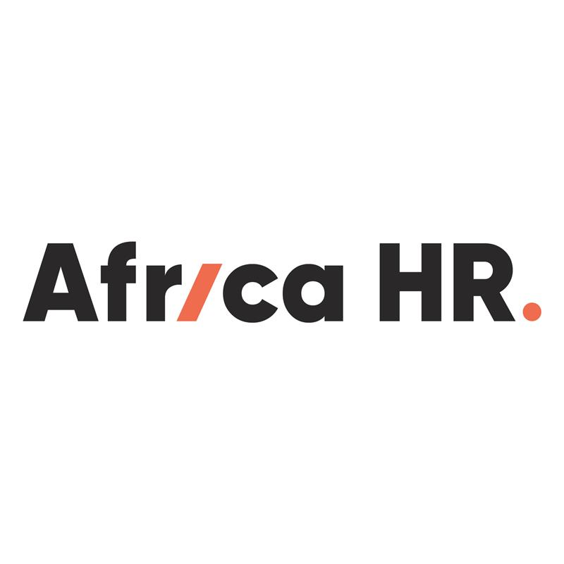 The logo for africa hr solutions is on a white background.