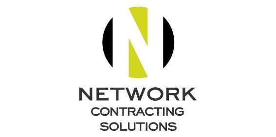 A logo for a company called network contracting solutions.