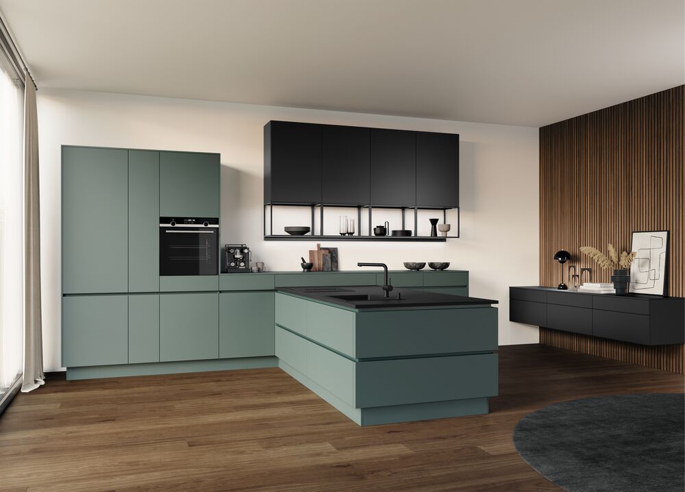 cucina azzurra