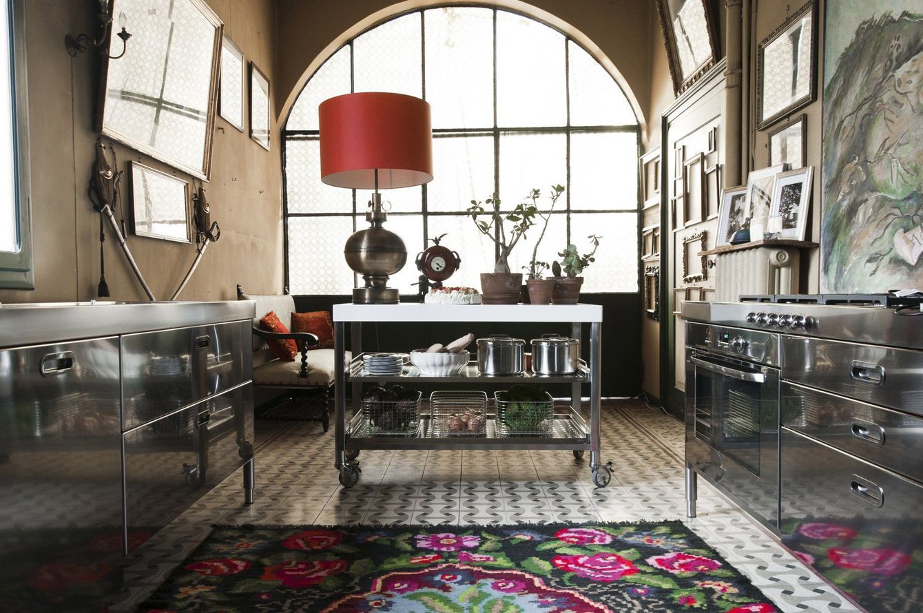 Cucine moderne a Milano: alpes inox vintage