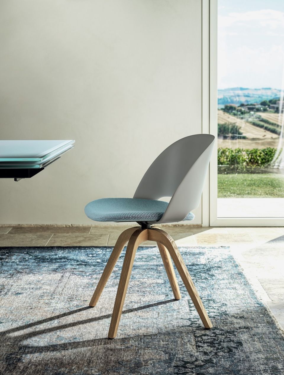 sedia in legno